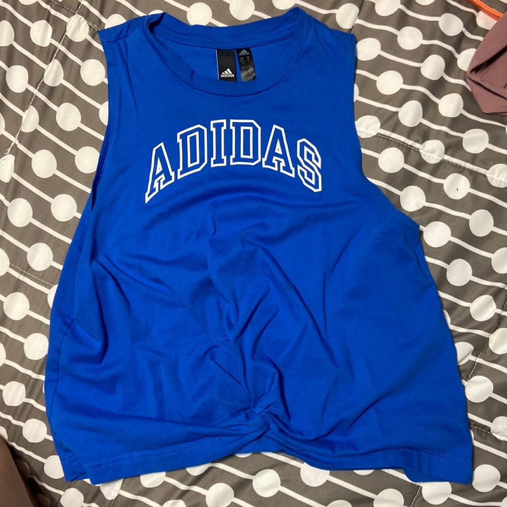 Tank top with knotted front